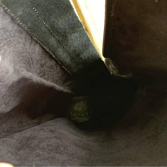 Born Leather Knee High Tall Boots Taupe Grey Leather Zip Up Womens 6.5 US D15122 - Picture 15 of 16